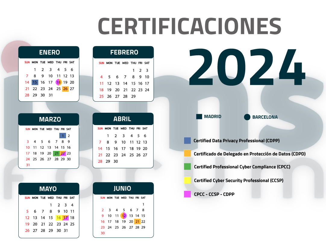 Noticias ISMS Forum España Te presentamos el calendario de exámenes de